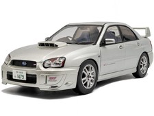 2004 SUBARU IMPREZA WRX STI RHD SILVER 1/18 DIECAST MODEL BY SOLIDO S1812303