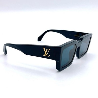 LOUIS VUITTON LV Crush Square Sunglasses Black Z1579E 93L 54□21