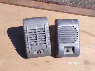 Drive In Theater speakers pair w/new volume knobs & internal speakers