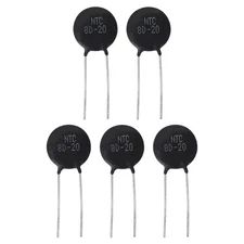 5 Pcs NTC 8D-20 8 Ohm MF72 Negative Temperature Coefficient Thermistor