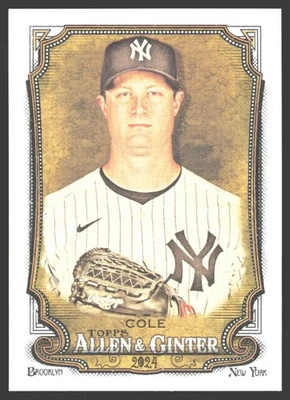 2024 Topps Allen & Ginter Baseball 25 Gerrit Cole, New York Yankees - Bild 1 von 2