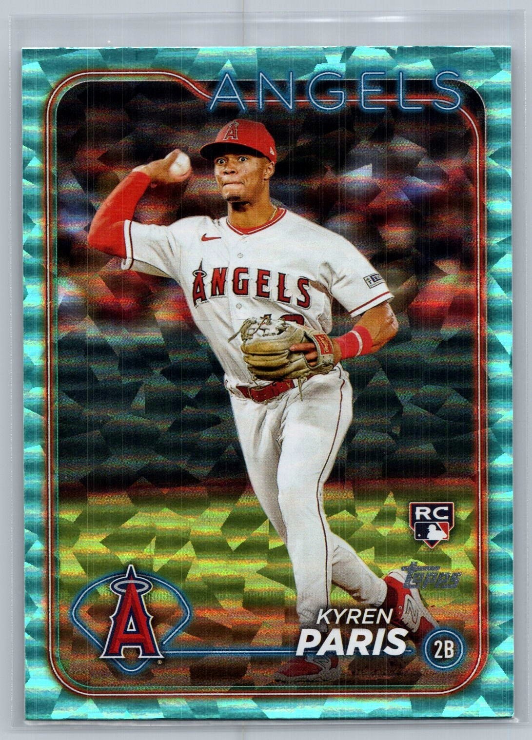 2024 Topps #549 Kyren Paris /399 Aqua Foil (RC)