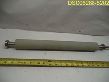 Rubber Coated Feed Roller Conveyor 1.80" O.D. x 16 1/16" Body, 21 3/8" Overall