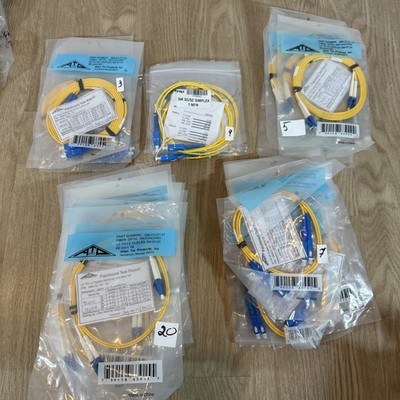 MixNEW ALLEN TEL GBLC2-D1-01 Singlemode Duplex LC to LC Fiber Optic Patch Cable