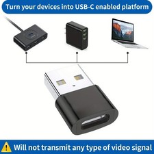3 PACK USB C 3.1 Type C Female to USB 3.0 Type A Male Port Converter Adapter BLK