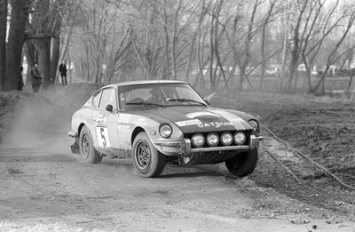 Harry Kallstrom Claes Billstam Datsun 240Z RAC Rally November 21 1973 Photo 12
