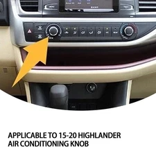 For Toyota Highlander Wildlander 2015-2020 AC Knob Air Conditioning Switch Knobs