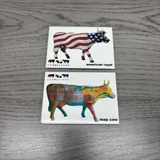 Cow Parade USA NY Magnet ATA-BOY 2001 USA Refrigerator Magnet 3.5 X 2.5”