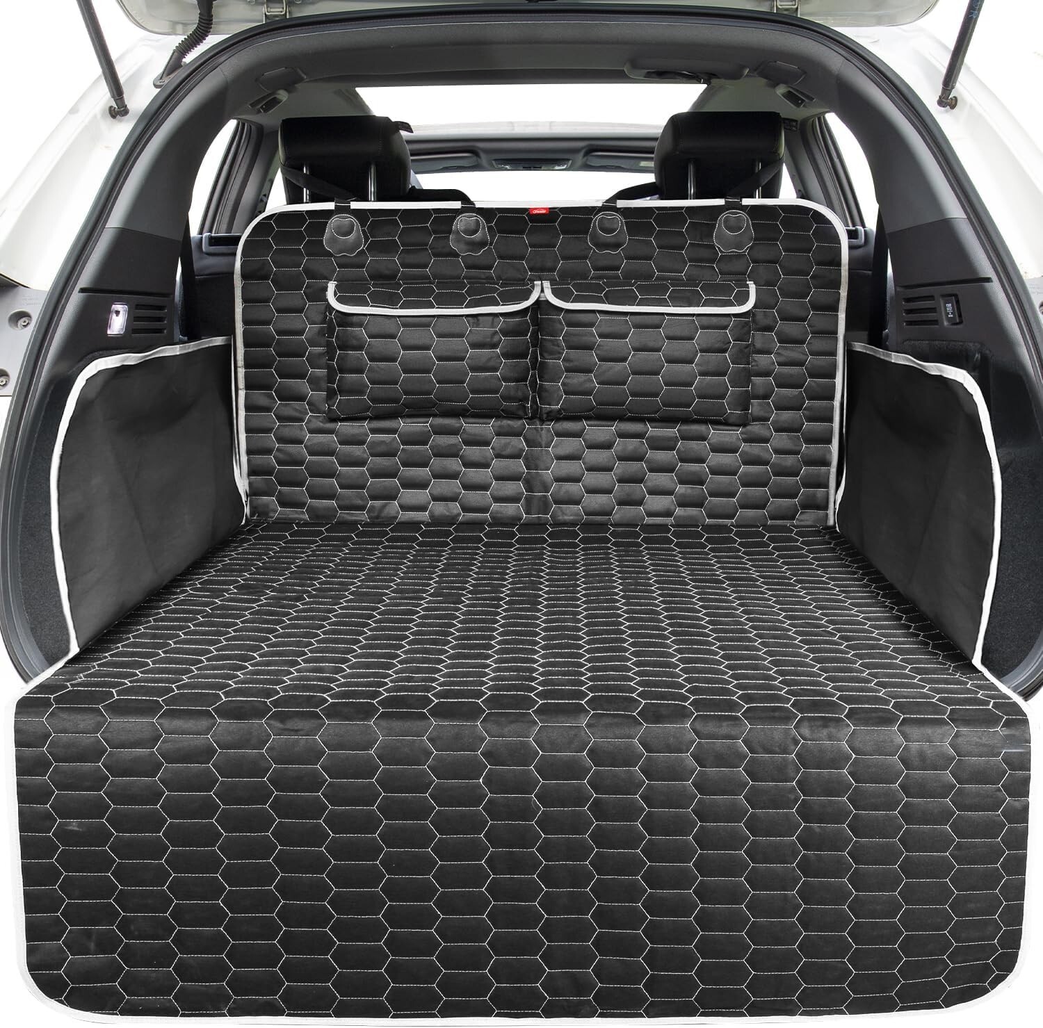 Housse de protection coffre voiture chien lavable finis les poils et la boue