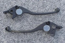 Kawasaki Ninja ZX7 ZX7R ZX9 ZX9R ZX11 ZRX CARBON FRONT BRAKE & CLUTCH LEVERS