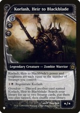 Korlash, Heir to Blackblade: MtG Magic the Gathering The List Rare