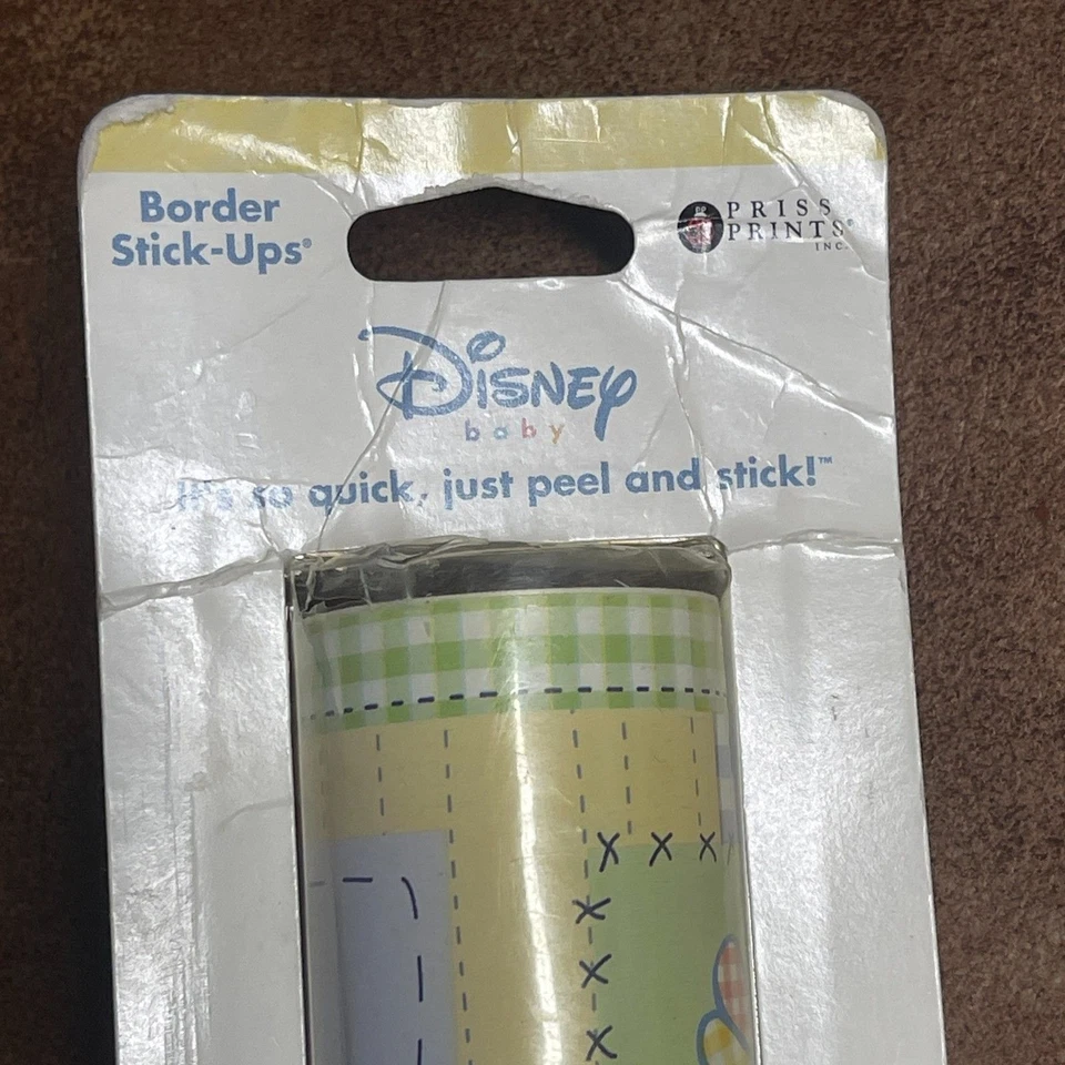 Nuevo en caja Vintage Disney Baby Border Stick-Ups - Winnie the Pooh Guardería Pared Borde Foto 4 de 4