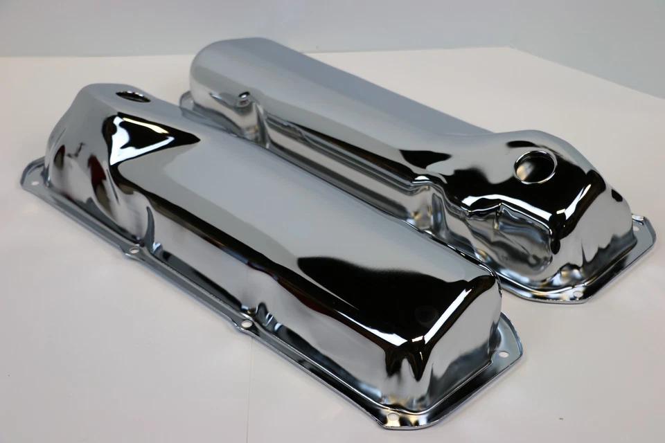 Kit de Vestir Motor Cromo Ford 351C 351M 400M Cubiertas de Válvula Limpiador de Aire Lavable Foto 2 de 4