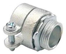 Bridgeport Fittings 408, Flexible Conduit Connector, 3/4In Squeeze Conn., 1 PC