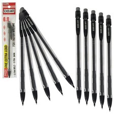Mechanical Pencils 0.9mm Leads SCHOOL-MATE X-Tra Bold Dark Propelling Pencil Set