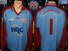 Vintage Liffey Gaels Dublin Gaa #1 O'Neills Longsleeve Shirt Jersey Kit Top
