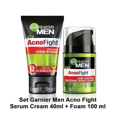 garnier men acno fight acne fighting whitening serum cream