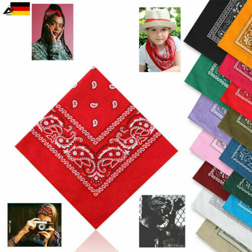 Bandana Camouflage Urbain 100% Coton - 54x54 Cm, Unisexe, Neuf Avec étiquette, Style Militaire