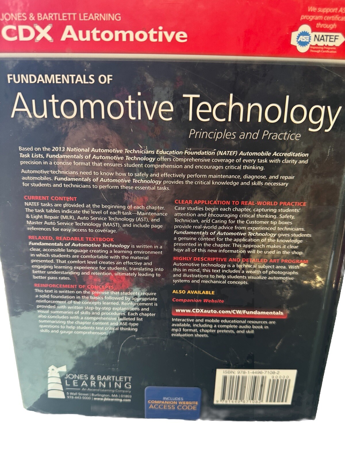 Fundamentals of Automotive Technology by CDX Automotive 9781449671082| eBay