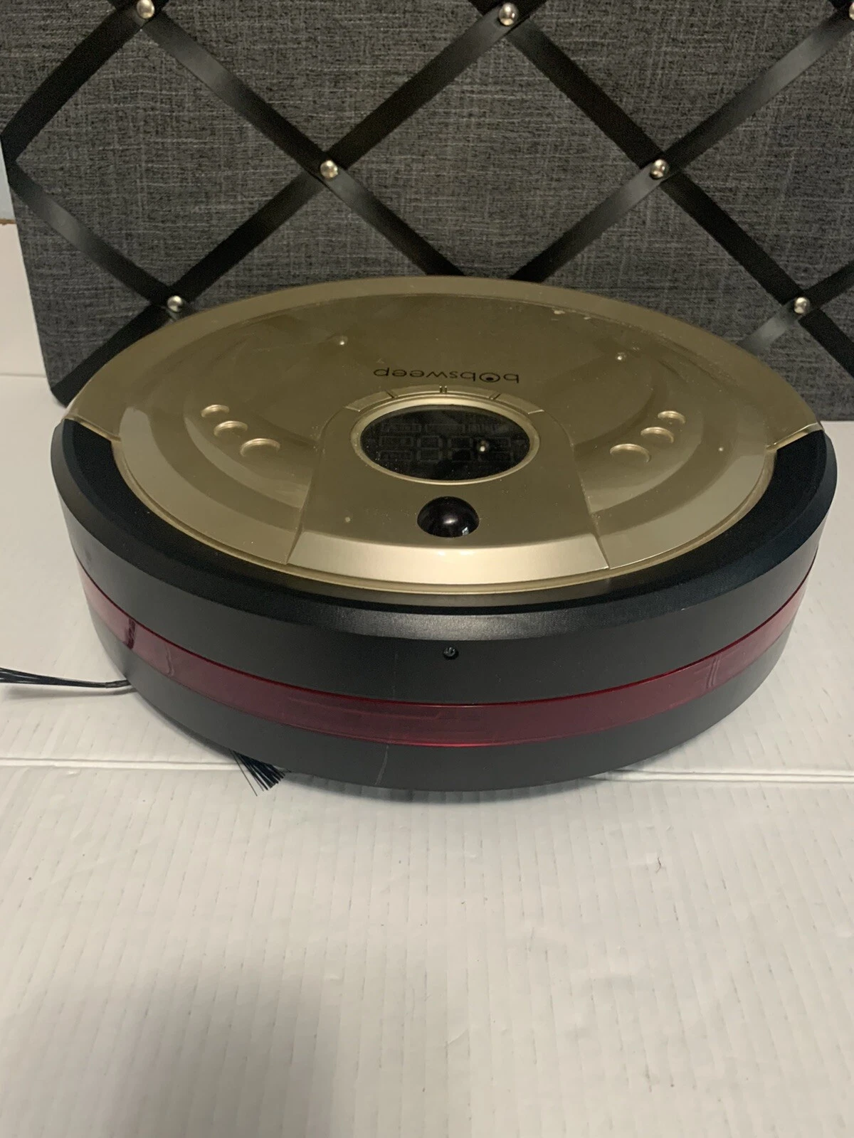 bObsweep Standard Robotic Vacuum Cleaner and Mop Rouge UNKNOWN CONDITION (parts)