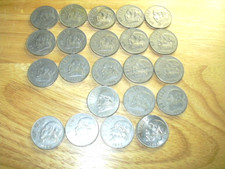 LOT OF 22 UN PESOS ESTRADOS UNIDOS MEXICANOS CIRCULATED COINS