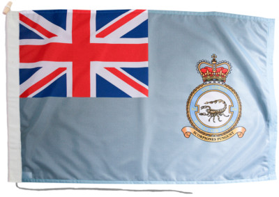 RAF Nr. 84 Squadron Flagge mit Seil & Kippgerät - MOD LIZENZIERT
