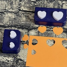 Creative Memories HEART  MINI HEART Punches For Crafts Scrapbook
