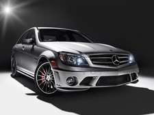 Cars mercedes benz c 63 amg affalterbach Desk Mat Stitched