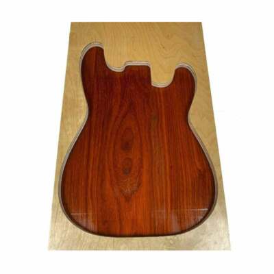 African Padauk Electric/Acoustic Guitar Body Blank- 21" X 14" X 2 - Foto 4