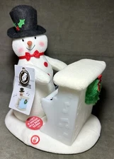 2023 Hallmark Sing Along Snowman With Sound Light Motion 20th Anniversary Works