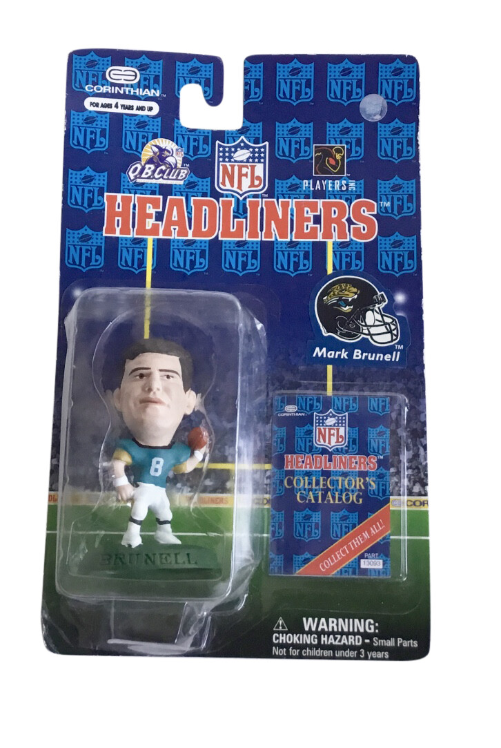 NFL Headliners Mark Brunell 3 Inch Figure Jacksonville Jaguars 1997 Corinthian