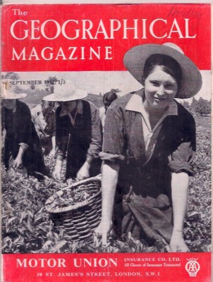 the geographical magazine-SEPT 1941-GEORGIAN TEA-PICKERS IN THE CAUCASUS.