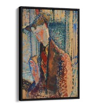 AMEDEO MODIGLIANI, REVERIE -FLOAT EFFECT CANVAS WALL ART PRINT