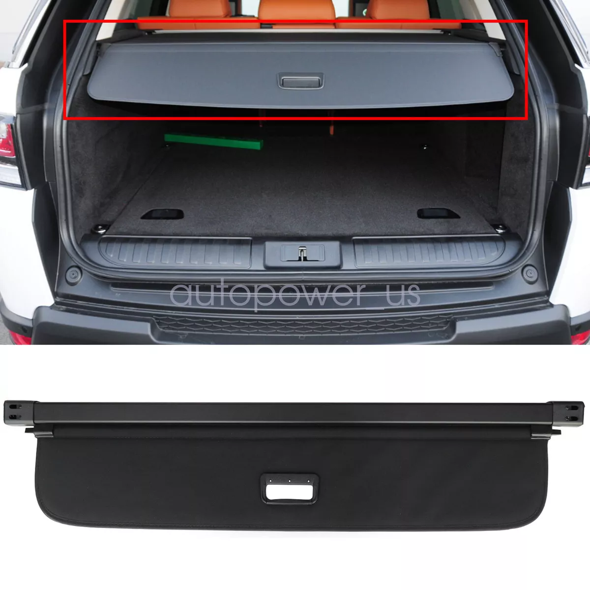 Range rover deals sport trunk cover