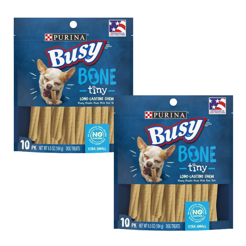 Extra Small Dog Treats Real Pork Long-Lasting Chews 6.5 oz 10 Ct - Image 4 of 4