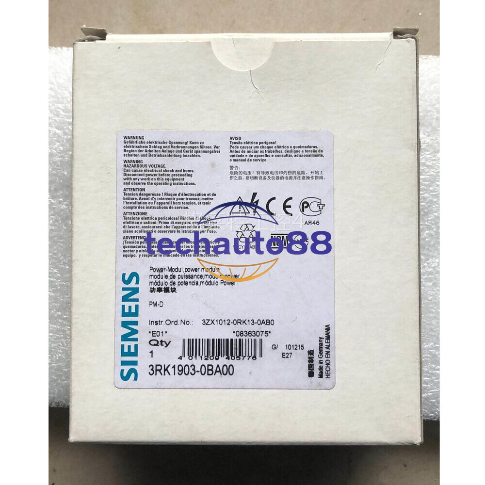 3RK1903-0BA00 SIEMENS Power Module 3RK19030BA00 Brand New in Box Free Shipping