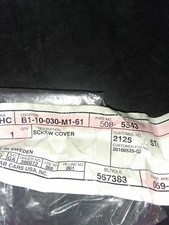 Saab 9-5 Panel Trim Screw Cover Insert Cap Black 4914586 OEM