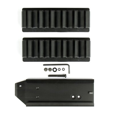MOSSBERG 500 & 590 12 Gauge 6 Round Side Shell Holder Carrier Kit + Extra Holder