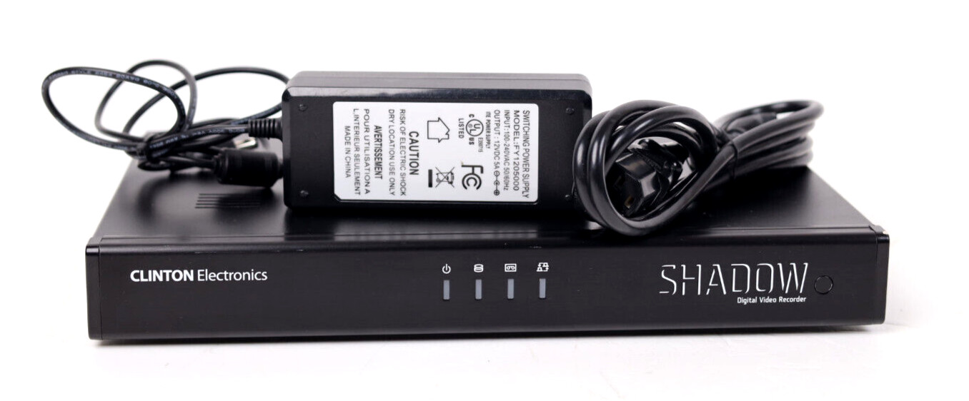 Clinton Electronics Shadow CE-R4S 4 Channel DVR W 1TB HDD p1