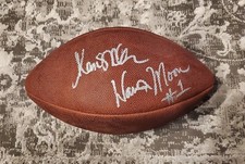 MARCUS ALLEN WARREN MOON SIGNED AUTOGRAPHED WILSON NFL FOOTBALL 