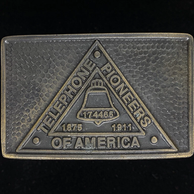 Telephone Phone Lineman At T Bell System Gift 70s Nos Vintage Belt