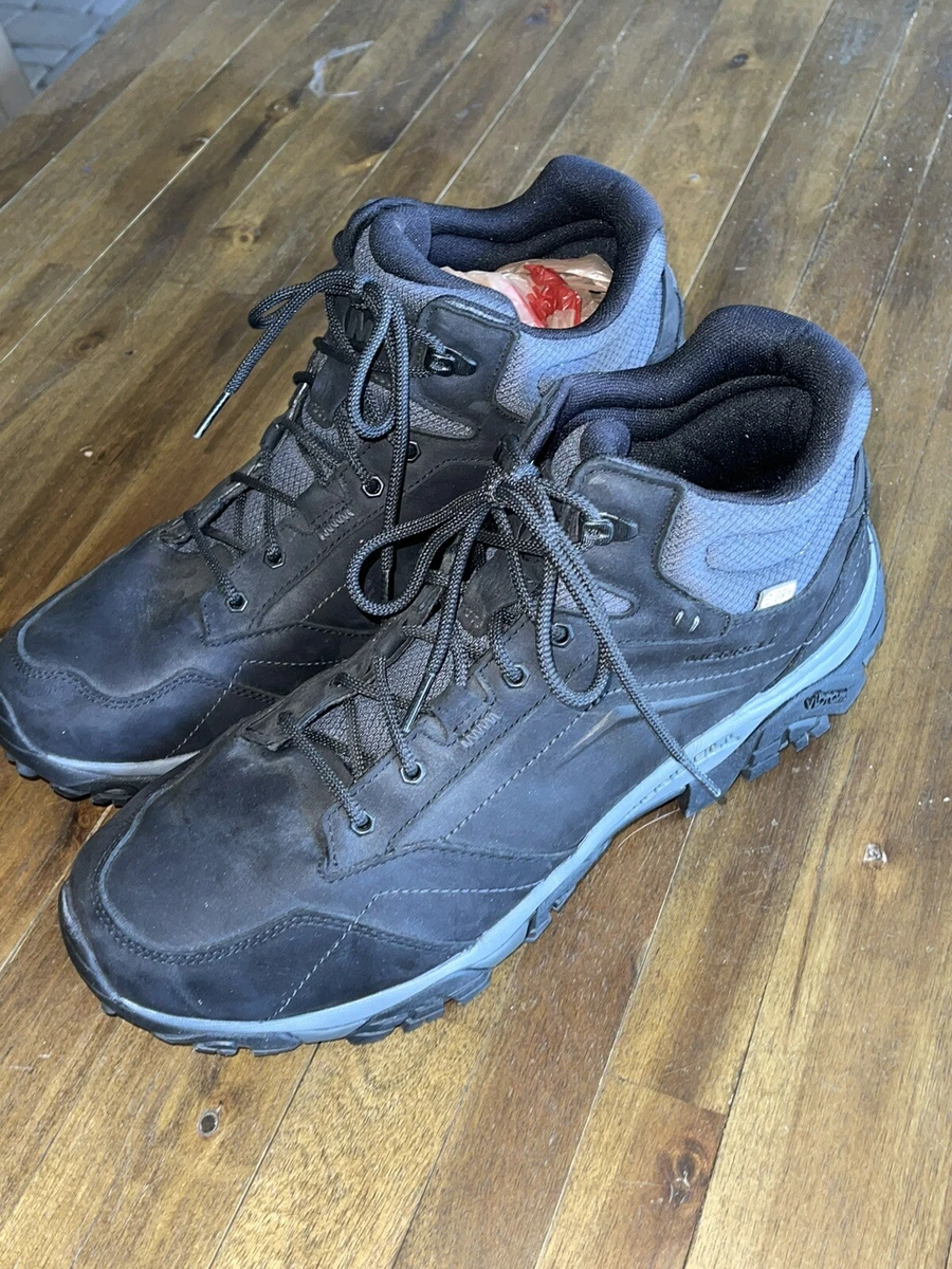 MERRELL MOAB ADVENTURE MID WATERPROOF Boots Shoes Black J91815