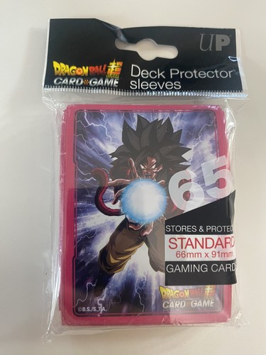 Dragon Ball Super 65-Ct Ultra Pro Sleeves GOKU PINK Artwork STANDARD Size - Picture 2 of 3