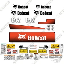 Fits Bobcat E42 Decal Kit Mini Excavator - 7 YEAR 3M VINYL!