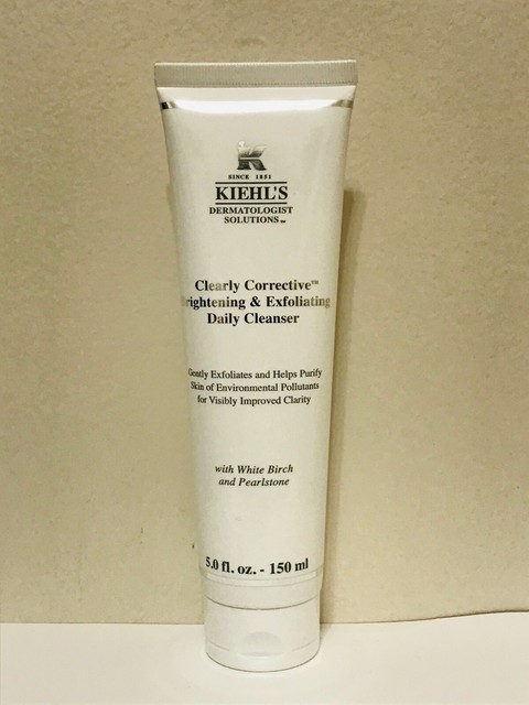 kiehl's brightening exfoliating cleanser