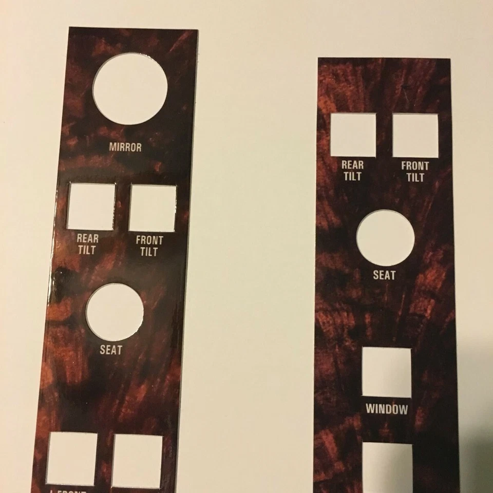 Lincoln Continental 1977-79/coche urbano interruptor carcasa/cenicero vinilo kit de reposo Foto 2 de 4