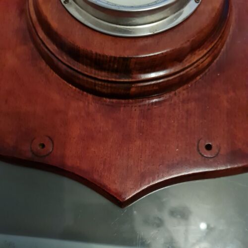 Vintage Wooden Wall Stand ~ Barometer & Mirror ✨️✨️ - Picture 5 of 10