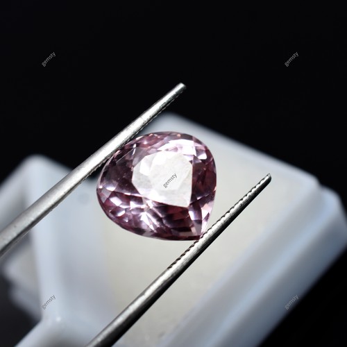 Anillo de pera Padparadscha de zafiro natural de 8,80 quilates tamaño piedra preciosa suelta CERTIFICADO - Imagen 5 de 12