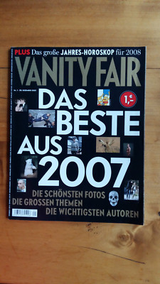 Dezember 2007  Vanity Fair ''Das Beste aus 2007'' 1-20 - f. Sammler