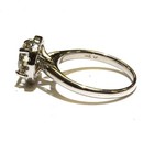 GIA 14k white gold 1.83ct lab Created round diamond halo engagement ring 4.2g 7 — photo 5